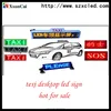 Top selling Programmable Moving message dot matrix LED display for bus taxi advertising sign