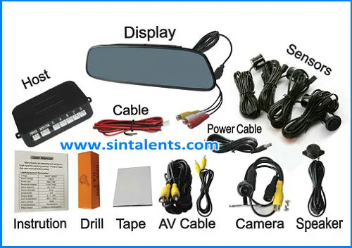 7 inches auto shutter reversing camera car system