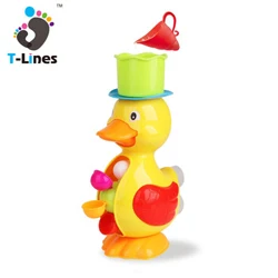 Promotional waterwheel big shower baby duck bath toy.jpg
