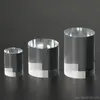 Polished Solid Acrylic cylinders, Holiday Acrylic Circular Riser block, Round Plexiglass Solid Block Display Cube