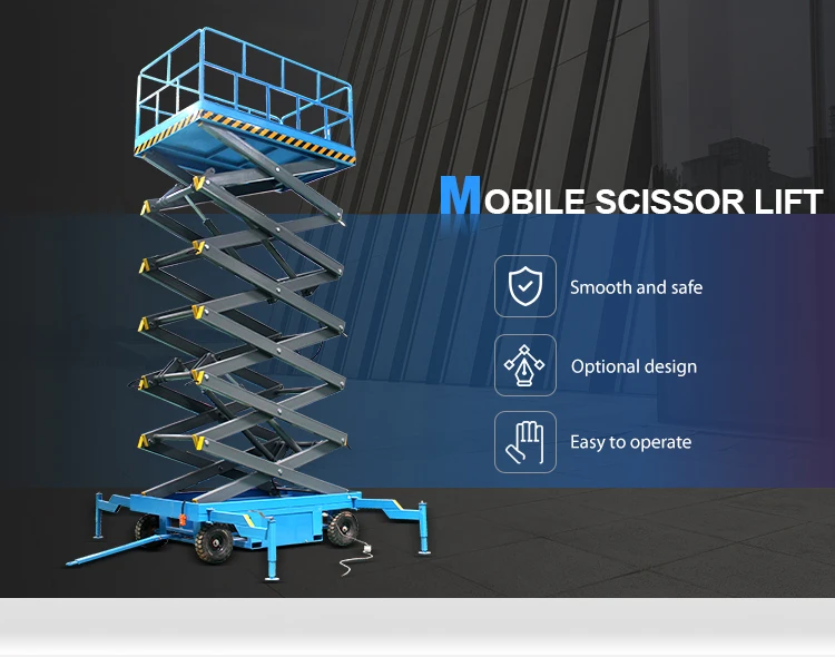 Mobile Electric Hydraulic Aerial Scissor Mechanism Lifter Ce Certificate Hydraulic  Lift - Buy Rough Terrain Mobile Mini Skylift Electric Scissor Lift For  Sale,High Quality Elevated Work Platform Electric Mini Scissor Lift,Custom  Residential