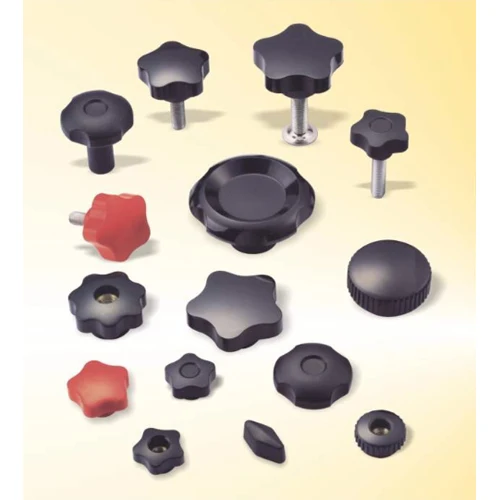 Three Arms Clamping Knob Female And Male Nylon Lobe Knob Triangle
