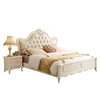 Free Sample Wholesale Elegant Carved Wood Bed Frame Modern Wood Carving Bed