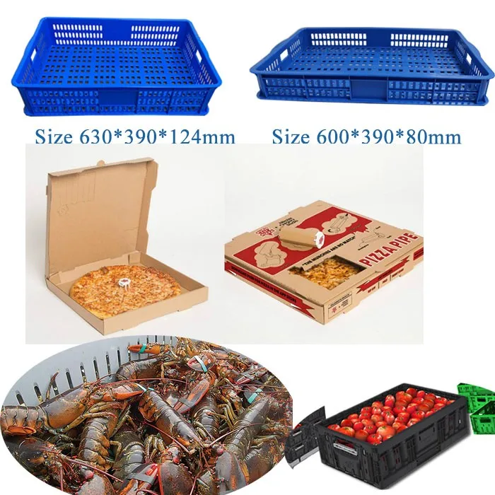 Food Grade Plastic Crates Vented Fruit And Vegetable Used Plastic Crate