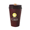 Commerical large fiberglass coffee paper cup resin craft status outdoor sculpture decorative