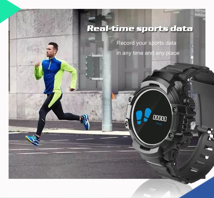Hot sales f9 wristwatch sports step counter call reminder remote camera ip67 waterproof anti-lost long standby smart wrist watch