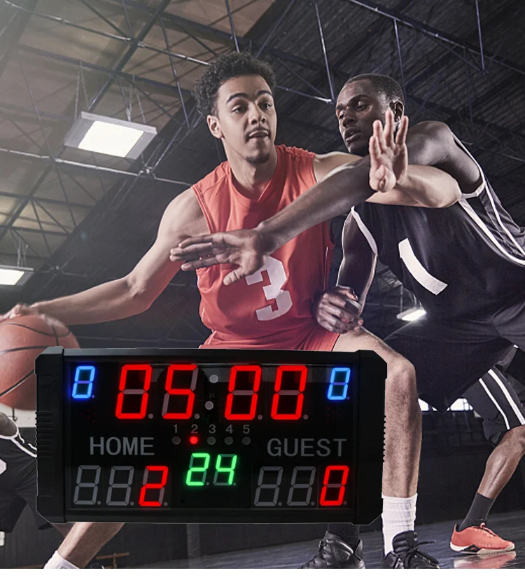 Ganxin Portable Multifunction Digital Electronic Basketball Scoreboard