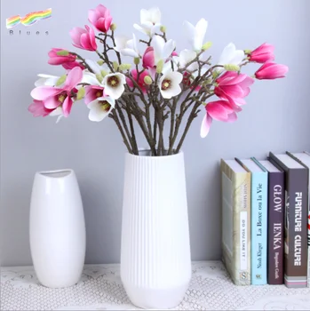 Wholesale Artificial Magnolia Flower Latex Foam Flowers Magnolia