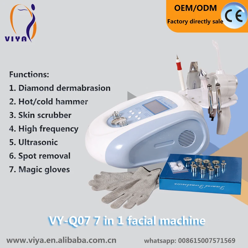 Vyq07 Facial Machine 7 In 1 Magic Glove Microcurrent Buy Magic Glove