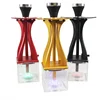 full set hookah acrylic base wholesale acrylic shisha hookah with led
