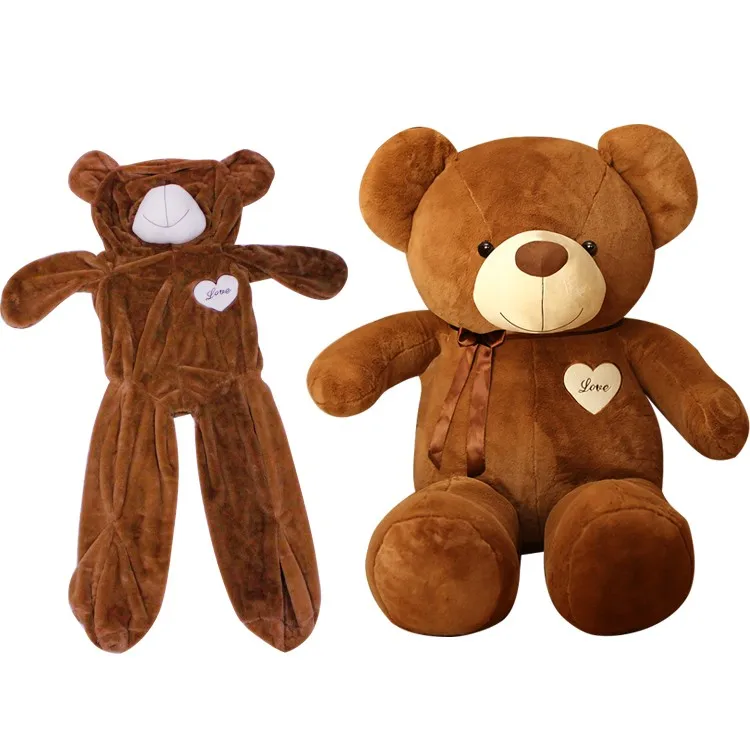 unstuffed teddy bear skins