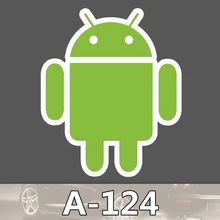 A 124 Android Fashion Cool DIY Stickers For Laptop Luggage Fridge Skateboard Car Graffiti Cartoon Stickers