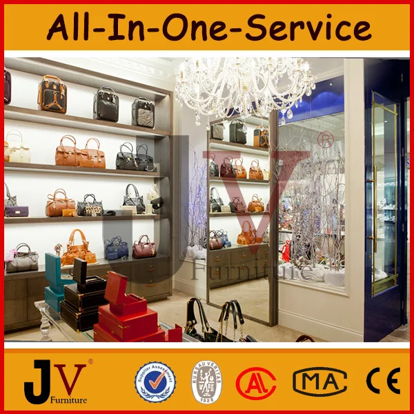 Bags Shop Interior Design In Display Racks - Buy Bags Shop Interior