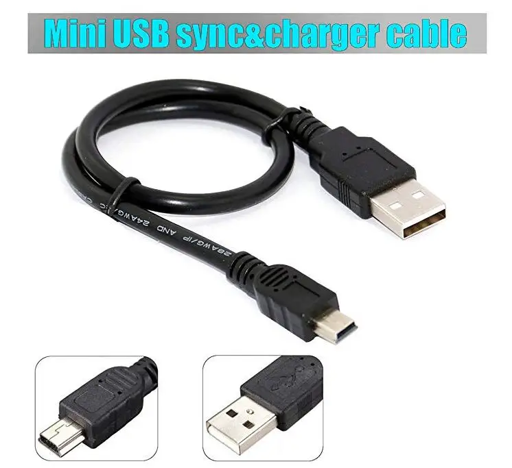 3 Meter 5 Meter Usb 2.0 A To Right Angle Mini 5 Pin B Mini B Mini Usb