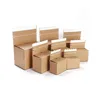 New custom printed corrugated box tear open zipper paper box