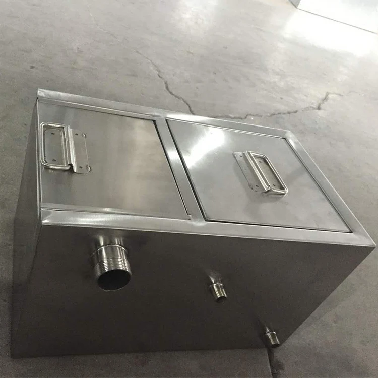 Modern Desgin Stainless Steel Under Ground Grease Trap For Commercial