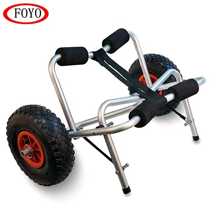 Portable Folding Kayak Trolley Canoe Carrier Cart With 