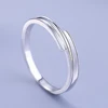 SYJR008 Huilin Jewelry High Quality Simple 925 Sterling Silver O Ring