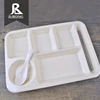 Wholesale servicing cheap custom melamine dinner rectangular divided plate