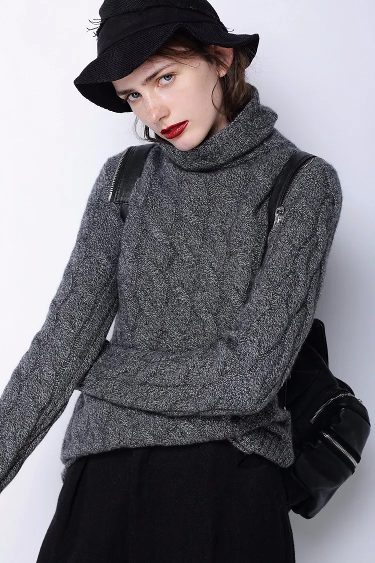 baggy turtleneck