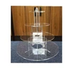 bread shop wholesale 4 levels round acrylic cupcake holder