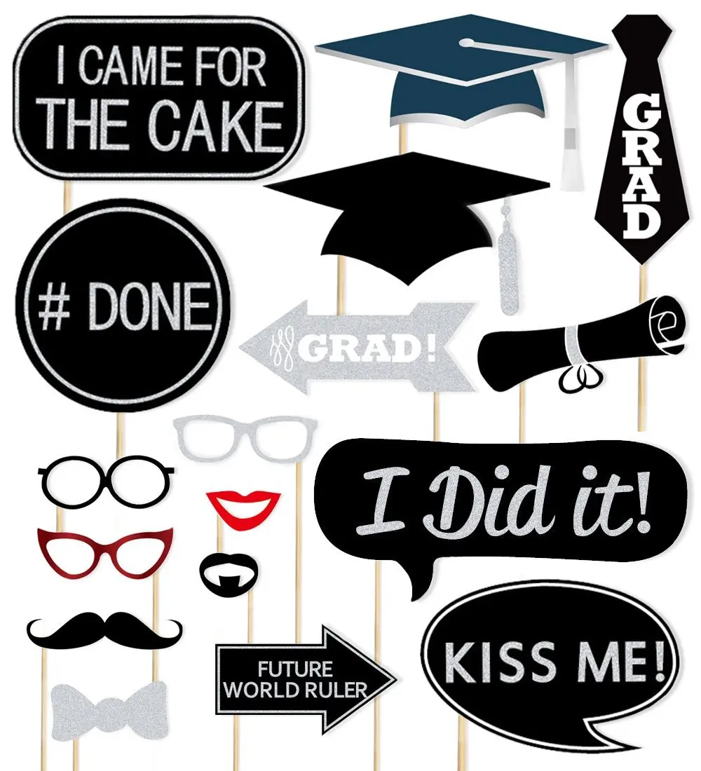 19 New Graduation Party Photo Booth Props Prop Decoration Buy Graduation Photo Booth Props Graduation Photo Booth Prop Decoration Photo Props Product On Alibaba Com