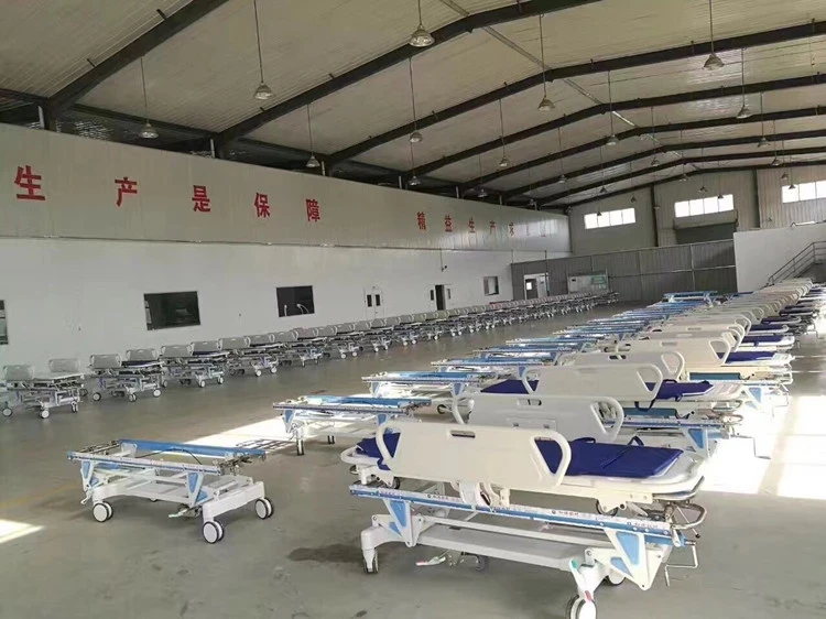 Hospital critical Hydraulic transport emergency stretchers patient transport emergency recovery trolley stretcher