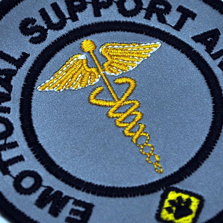 Clothing brand badge reflective label personalized embroidery patch
