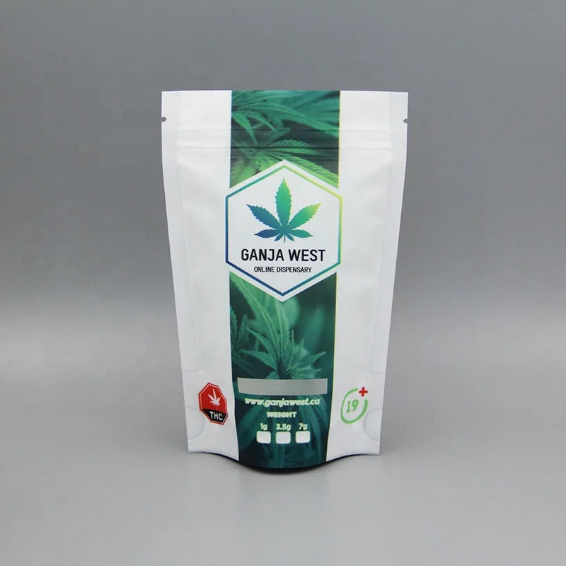 Custom printed resealable organic seed packaging bag/small ziplock superfood bag
