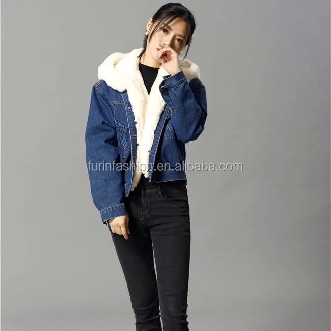 20172018 Donne Di Modo Di Inverno Giacca Di Jeans Con Coniglio Di Rex Foderato Di Pelliccia E Cappuccio Di Pelliccia Parka Buy Parka Pelliccia,Vera 20172018 Donne Di Modo Di Inverno Giacca Di Jeans Con Coniglio Di Rex Foderato Di Pelliccia E Cappuccio Di Pelliccia Parka Buy Parka Pelliccia,Vera