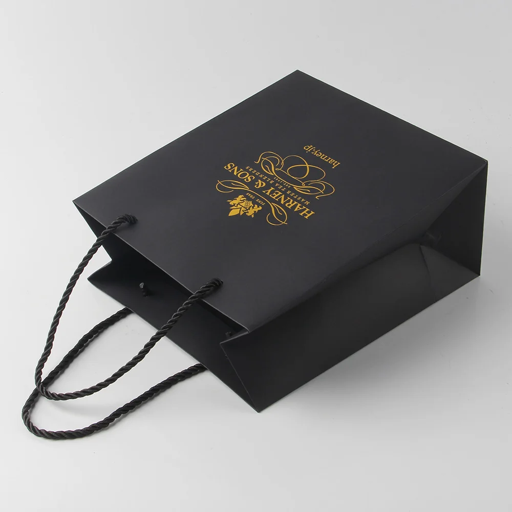 Luxury Black Gift Bags | semashow.com