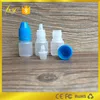 2ml PE plastic bottle with tamper resistant cap as the presenter for e liquid e cigarette oil eye dropper bottle