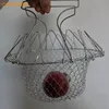 Stainless Steel Fry Basket / Kitchen Colander Magic Mesh Basket