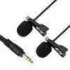 BOYA BY-LM300 Dual Omnidirectional Lavalier Mic for DSLR Camera Camcorder Audio Recorder PC Video Microphone