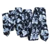Slim Narrow Shape Unique Gorgeous Floral 100% Polyester Twill Fabric Handmade Printed Flower Skinny Tie for Men