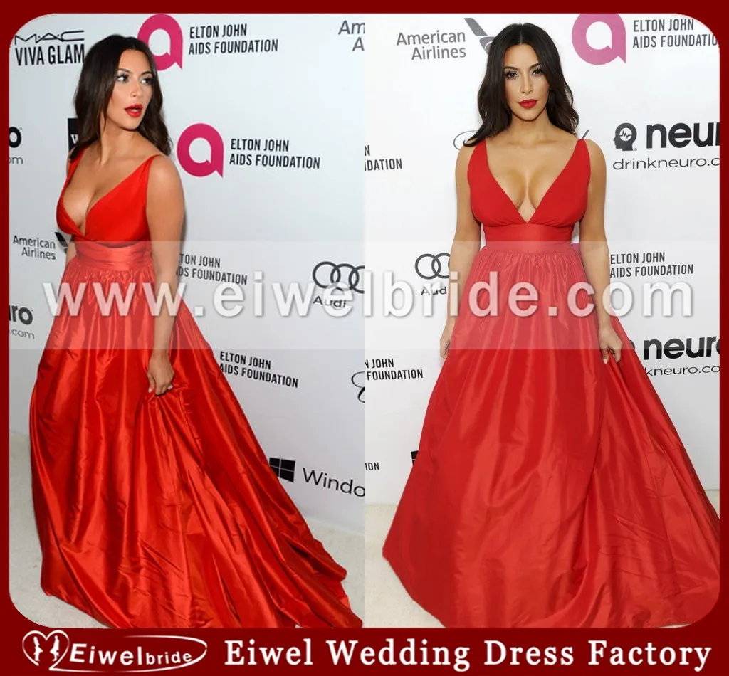 W,68 kim kardashian vestido de noche rojo de elton john oscar vestido de fiesta