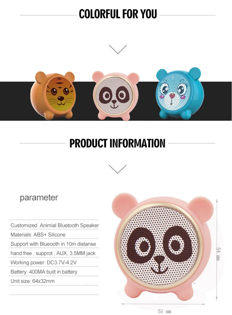 2018 New Pet Speaker with Remote Selfie Mini Portable Speaker NSP-0083 - ANKUX.COM