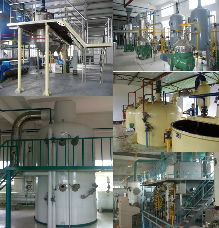 Industrial sunflower cooking oil refining line and automatic refined sunflower cooking oil machine price