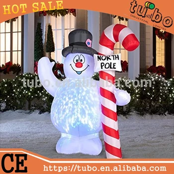 New Airblowninflatable Christmas Led Lighting Snowman Inflatable