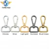 Snap hook with square ring metal spring swivel eye snap hook for purse