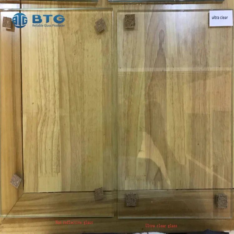 China Manufacturer 3mm 4mm 5mm 6mm Non Reflective Glass Anti Reflection