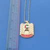 eagle shape gold chain pendant necklace for UAE national day gifts