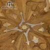 China manufacturer new fashion interior decorative wood inlay laminate parquet flooring