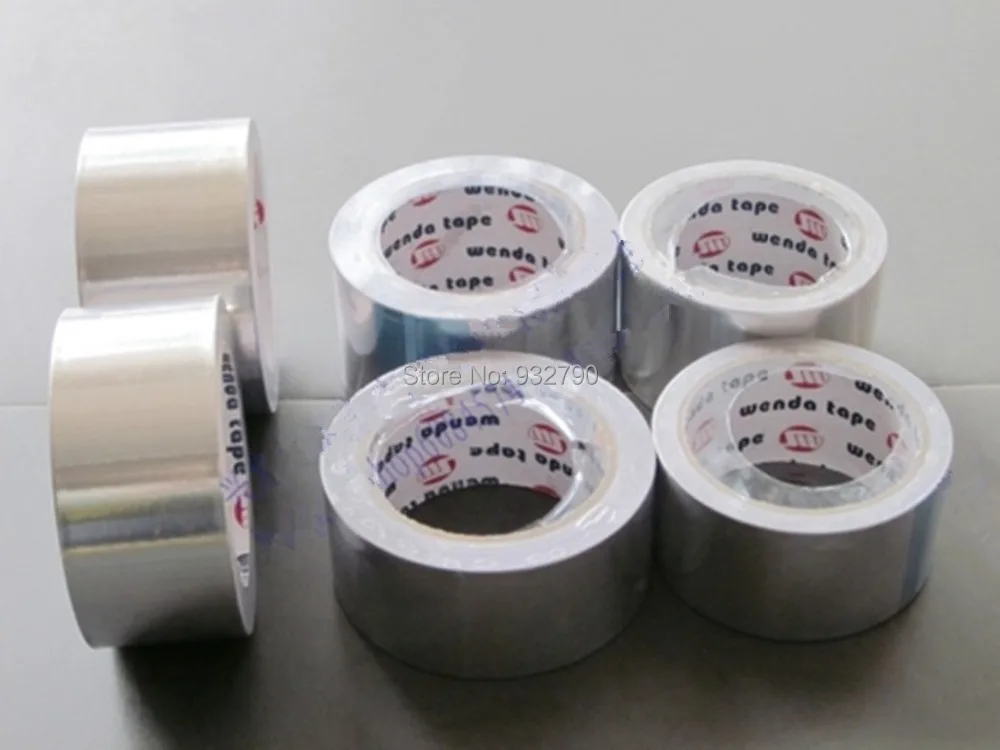 Aluminum Tape Self adhesive Foil Electric Heat Resistant Tube Car Exhaust Repair