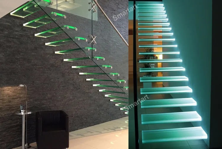 Drijvende trap glas trap bouwen drijvende trap buy led licht