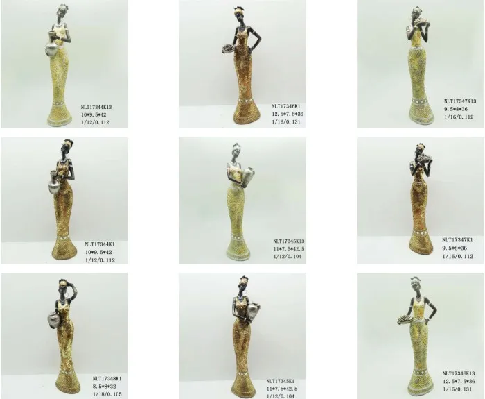 resin african statues