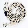 China factory handmade Hand-knitted muti colors cotton dog leash strap lead