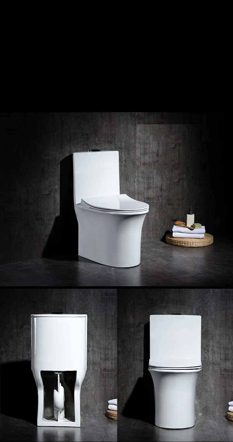 factory price Bathroom Ceramic Sanitary Ware,large pipe design ,Toilet Siphonic One Piece