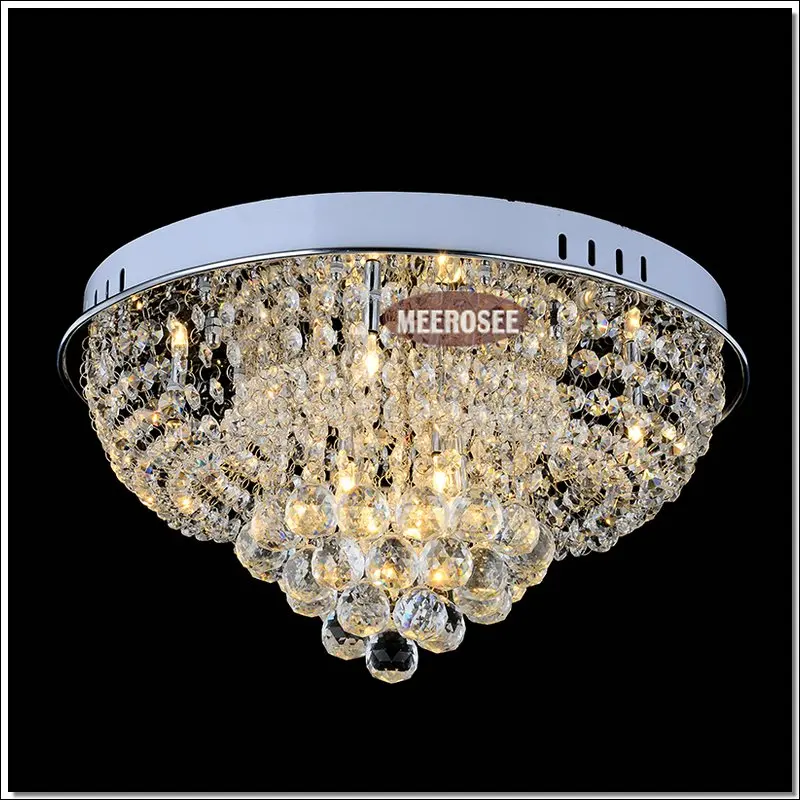 Luxe 4 Lampe Cristal Plafonnier Pendentif Chrome Poli éclairage lustre 