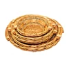 small wicker bread basket